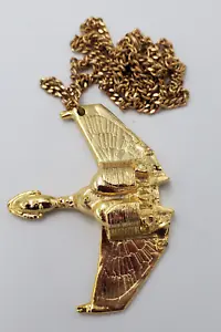 Gold Star Trek ship pendant necklace.