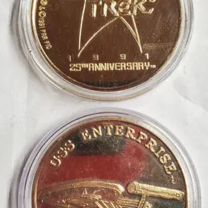 Star Trek 25th Anniversary coin.