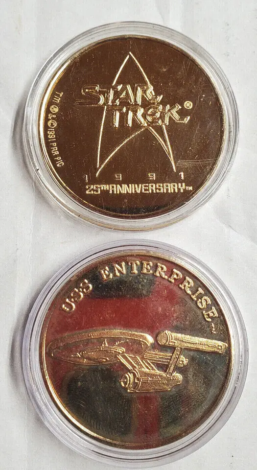 Star Trek 25th Anniversary coin.