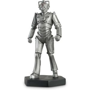 Silver robot figurine from Doctor Who.