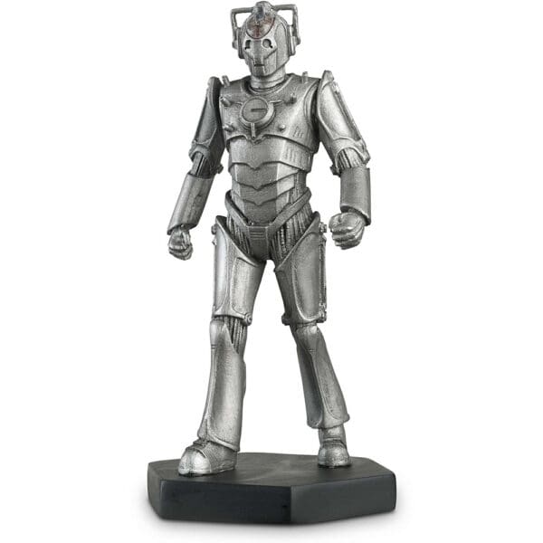 Silver robot figurine from Doctor Who.