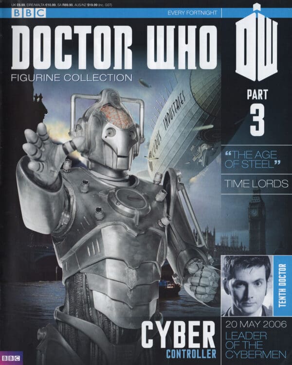 Doctor Who magazine cover: Cyber Controller.