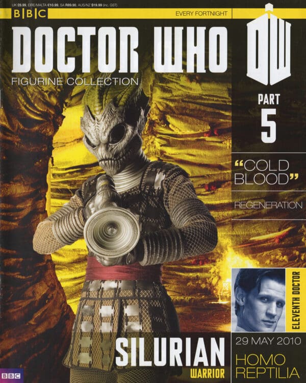 Doctor Who figurine collection part 5 Silurian Warrior.