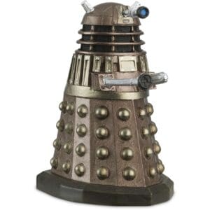 Bronze Dalek figurine from Doctor Who.