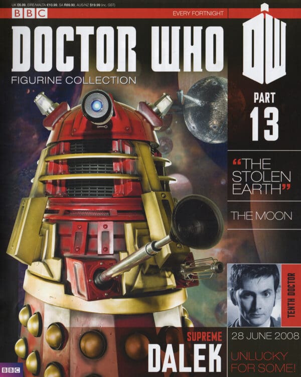 Doctor Who magazine cover featuring a Dalek.