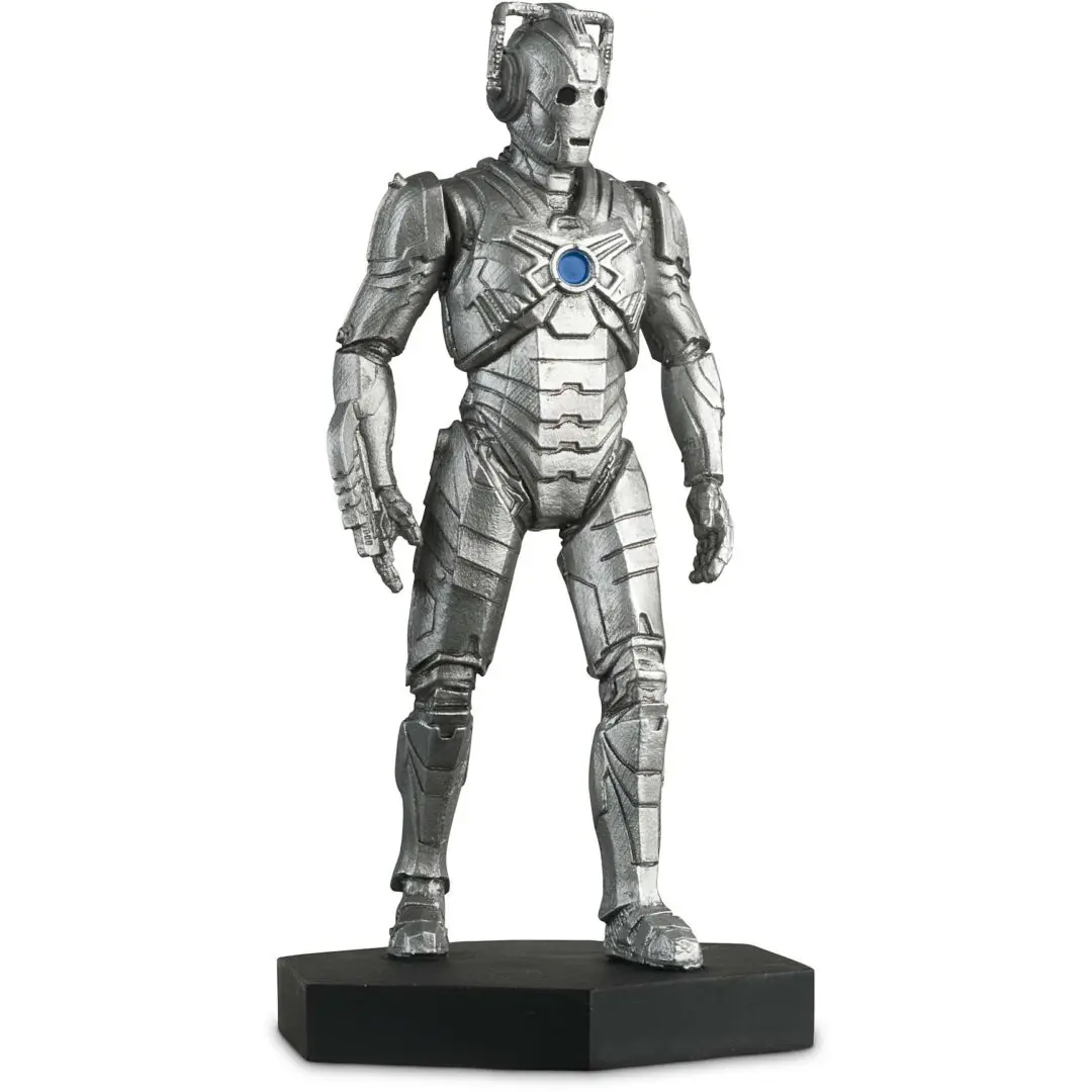 Silver Cyberman figure from Doctor Who.