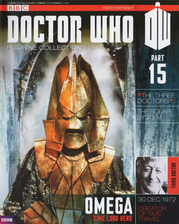 Doctor Who magazine cover featuring Omega.