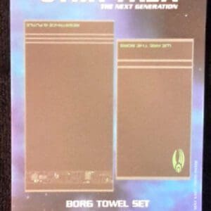 Star Trek Borg towel set, bath and hand.