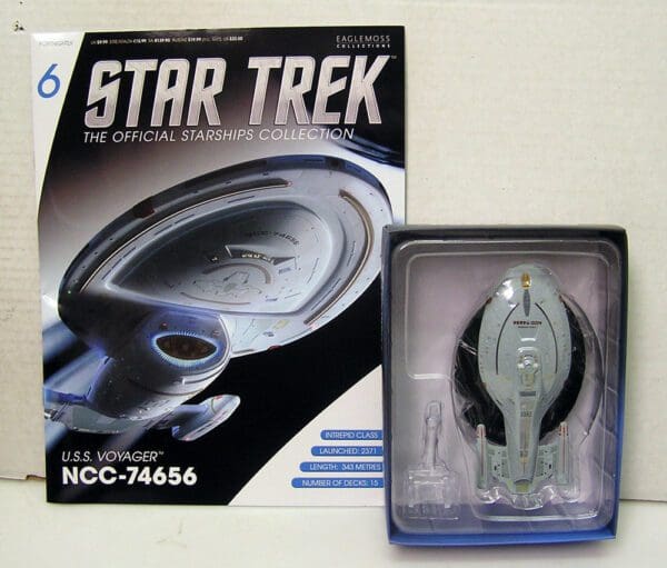 Star Trek Voyager NCC-74656 model.