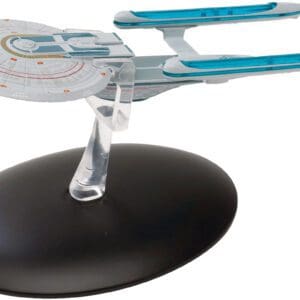 Starship Enterprise-E model on a base.