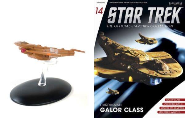 Star Trek Galor Class Starship model.