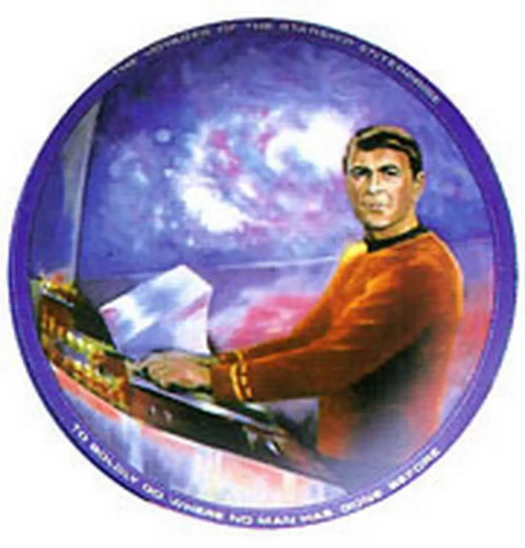 Captain Kirk in Star Trek: The Next Generation.