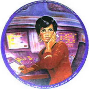 Star Trek: The Next Generation commemorative plate.