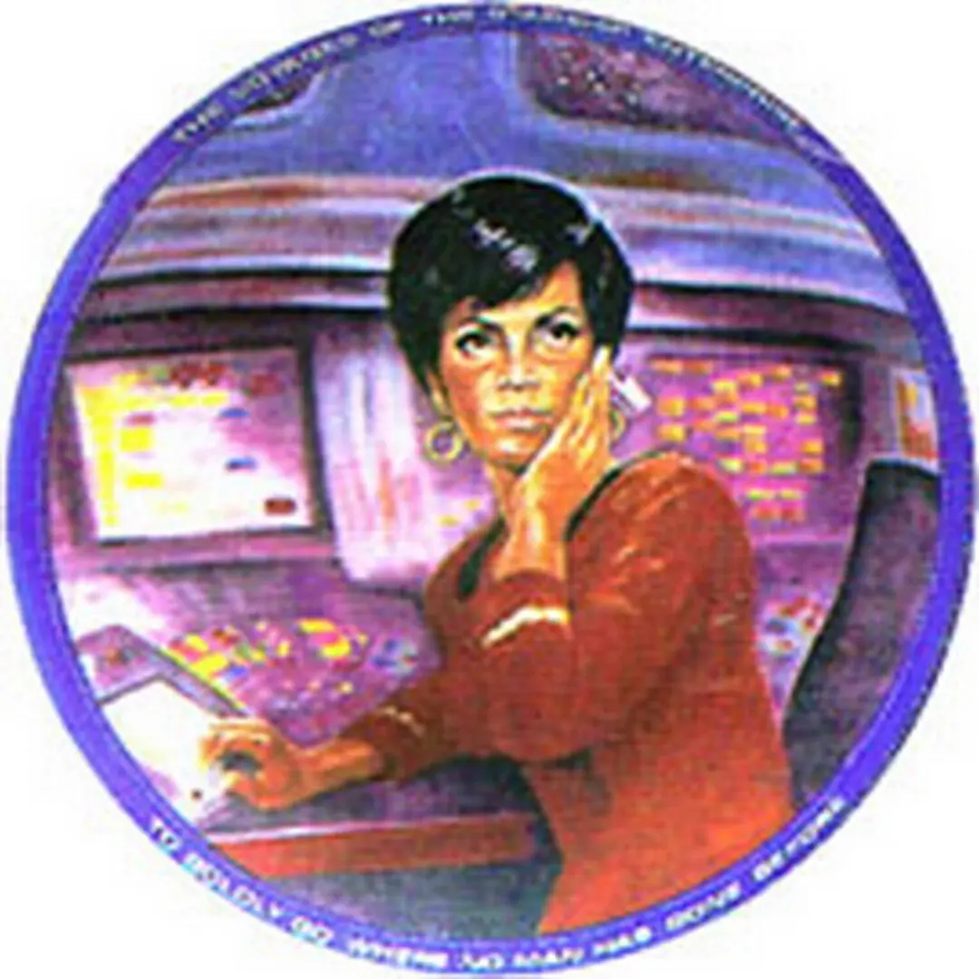 Star Trek: The Next Generation commemorative plate.