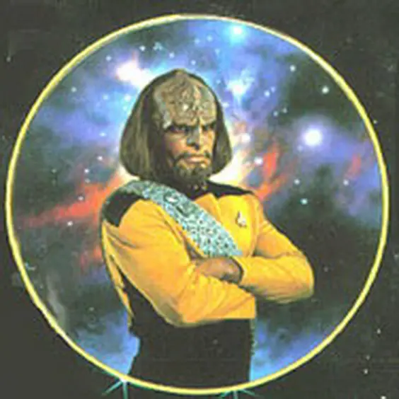 Star Trek: The Next Generation, Worf portrait.