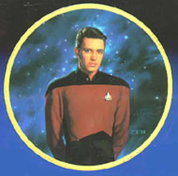 Star Trek: The Next Generation, a portrait of Worf.
