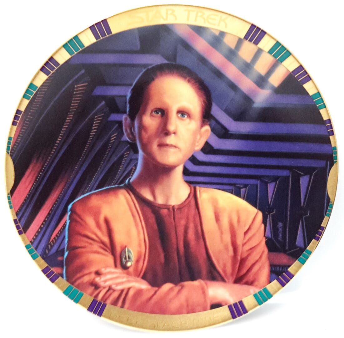 Star Trek: Deep Space Nine collectible plate.