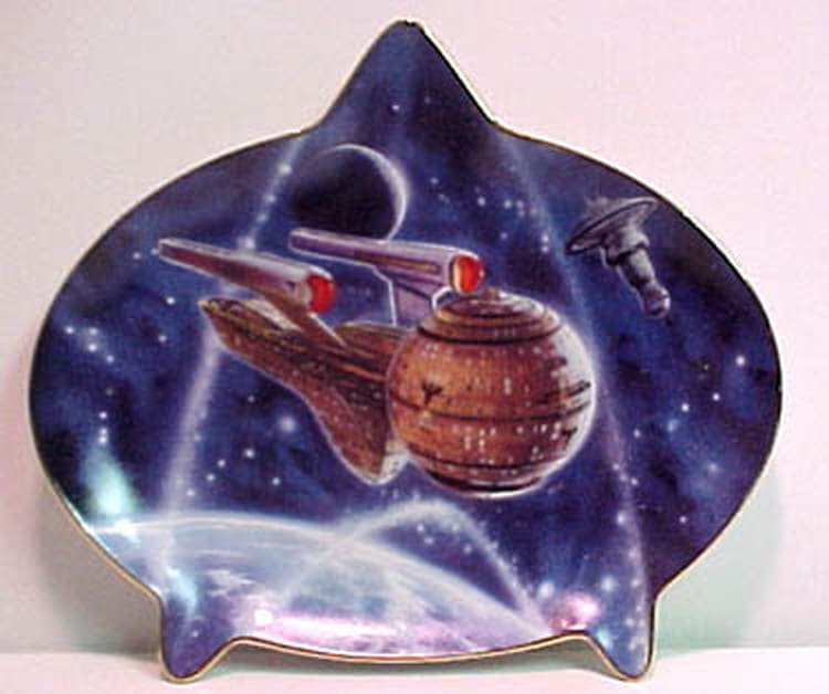 Star Trek commemorative collector's plate.