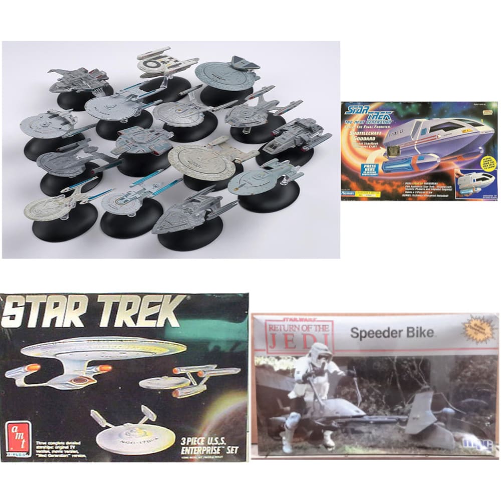Star Trek Model Kits, Toys & Eaglemoss Ships