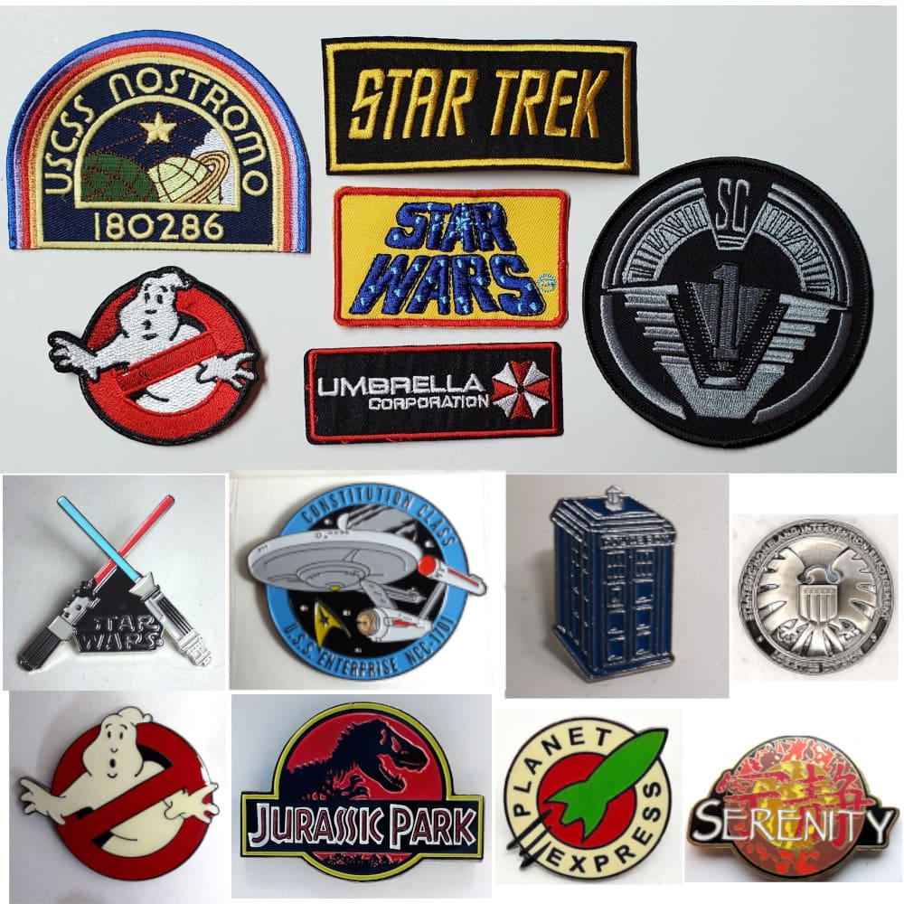 Sci-Fi TV & Movie Patches & Pins
