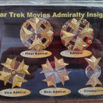 Star Trek Movie Admiralty Insignia Pins