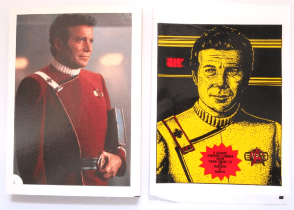 Star Trek II: The Wrath of Khan photo cards.