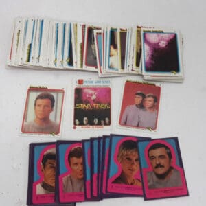 Star Trek picture card series.