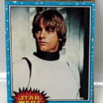 Star Wars trading card featuring Luke Skywalker.