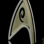 Star Trek Delta Quadrant insignia pin.