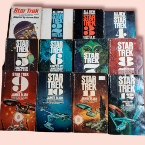 Star Trek novels 1-13 by James Blish.