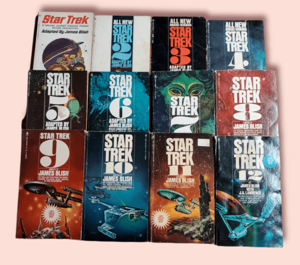 Star Trek novels 1-13 by James Blish.