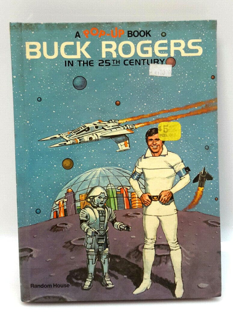 Buck Rogers pop-up book cover.