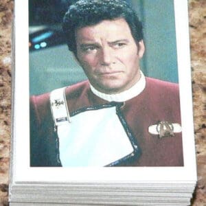 A trading card of Star Trek's Spock.