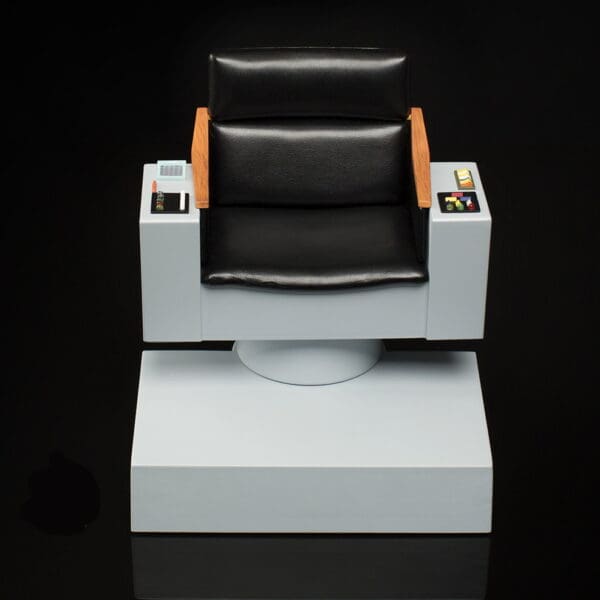 Star Trek captain's chair replica.