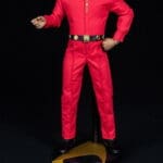 Star Trek action figure in red uniform.