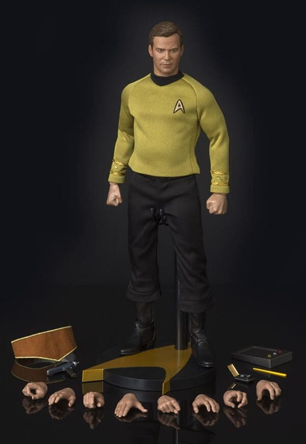 Captain Kirk Star Trek action figure.