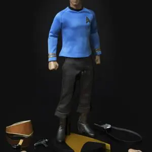 Captain Kirk action figure with accessories.