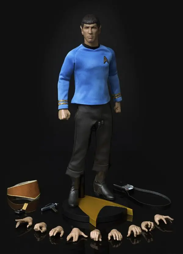 Captain Kirk action figure with accessories.