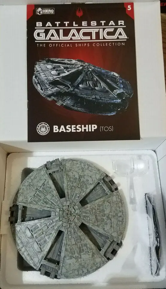 Battlestar Galactica baseship model.