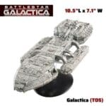 Battlestar Galactica (TOS) model ship.