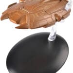 Bronze model of a Starfleet vessel.