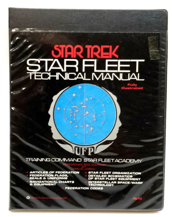 Star Trek Starfleet Technical Manual book cover.