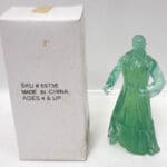 Green translucent Obi-Wan Kenobi action figure.