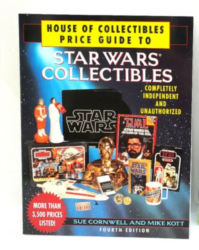 Star Wars collectibles price guide book.