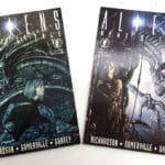 Aliens comic book covers with Xenomorphs.