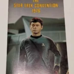 Star Trek convention program with Spock 1976.