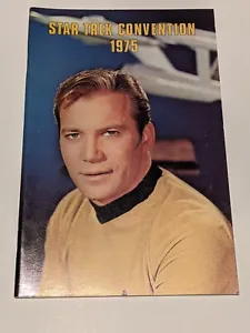Star Trek Convention Program featuring William Shatner.