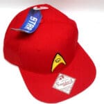 Red Star Trek Snapback Hat with Logo