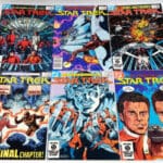 Six Star Trek comic books in a row.