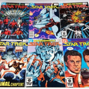 Six Star Trek comic books in a row.